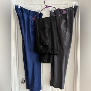 Women’s Cherokee iFlex Mid Rise Straight Leg Pull-on Scrub Pants **BUNDLE**